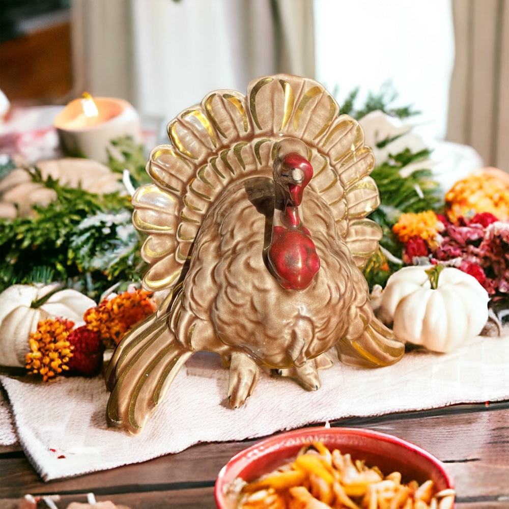 Vintage Ceramic Turkey - Picture 2 of 10